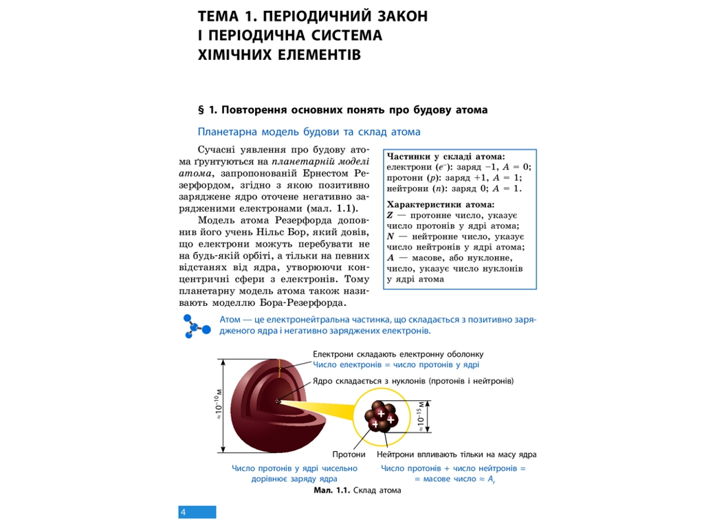 Учебник "Химия. Уровень стандарта", 11 класс, О. Григорьевич, Ранок