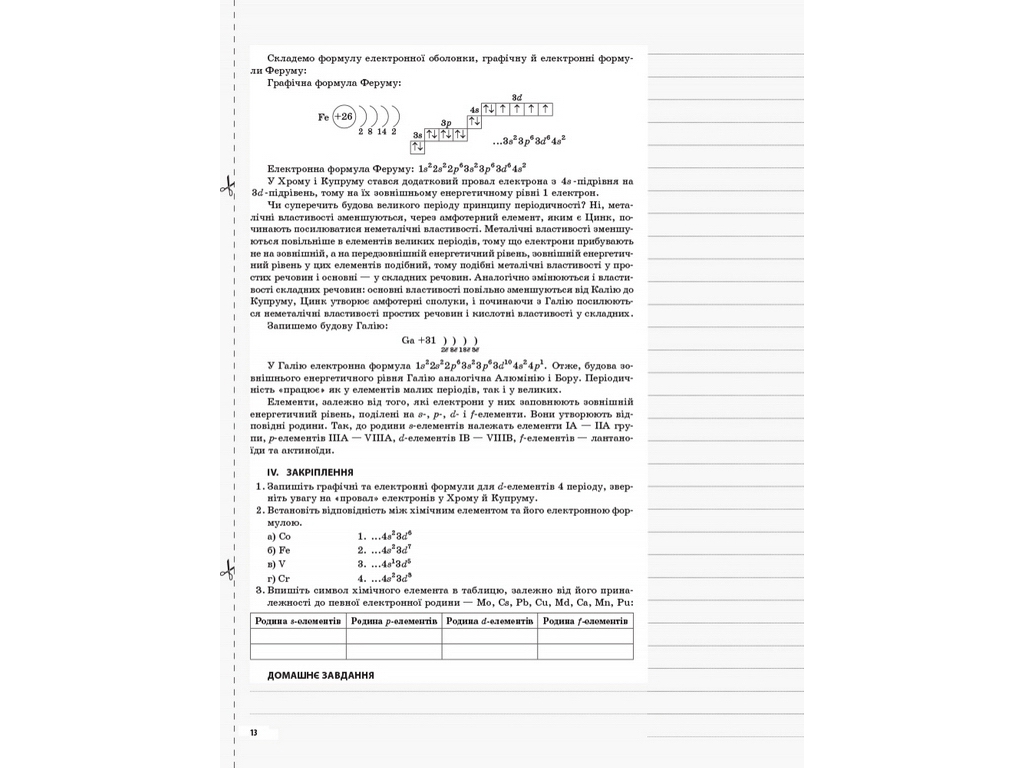 Посібник "Хімія. 11 кл. Мій конспект", І. С. Підгаєцька, Основа