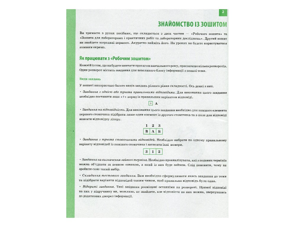 Робочий зошит "Біологія. 9 клас", К. Задорожний, Ранок