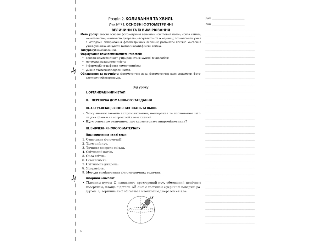 Посібник „Мій конспект. Фізика. Астрономія. 11 клас. ІІ семестр. Рівень стандарту“, 11 кл.