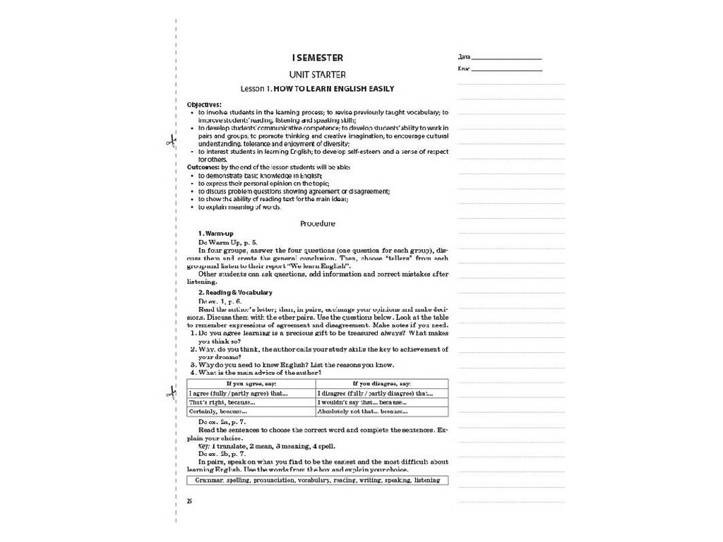 Посібник „Мій конспект. Англійська мова. 11 клас. До підручника О. Д. Карп’юк“, 11 клас