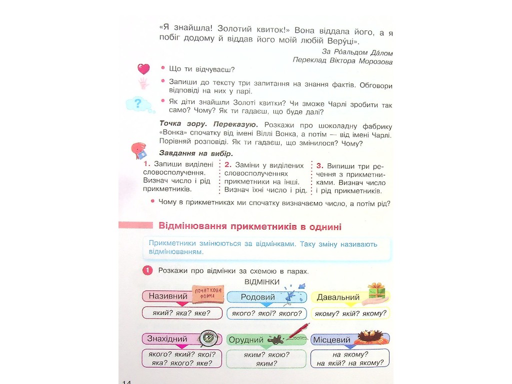 Підручник "НУШ Українська мова та читання", 4 клас, Частина 2, Большакова І.А., Ранок
