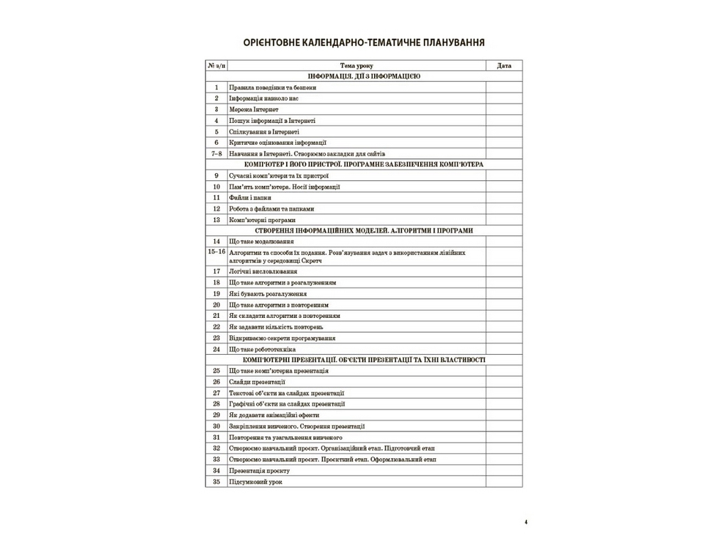 Посібник "Мій конспект. Інформатика. 4 клас", НУШ, Порощук В.П., Основа