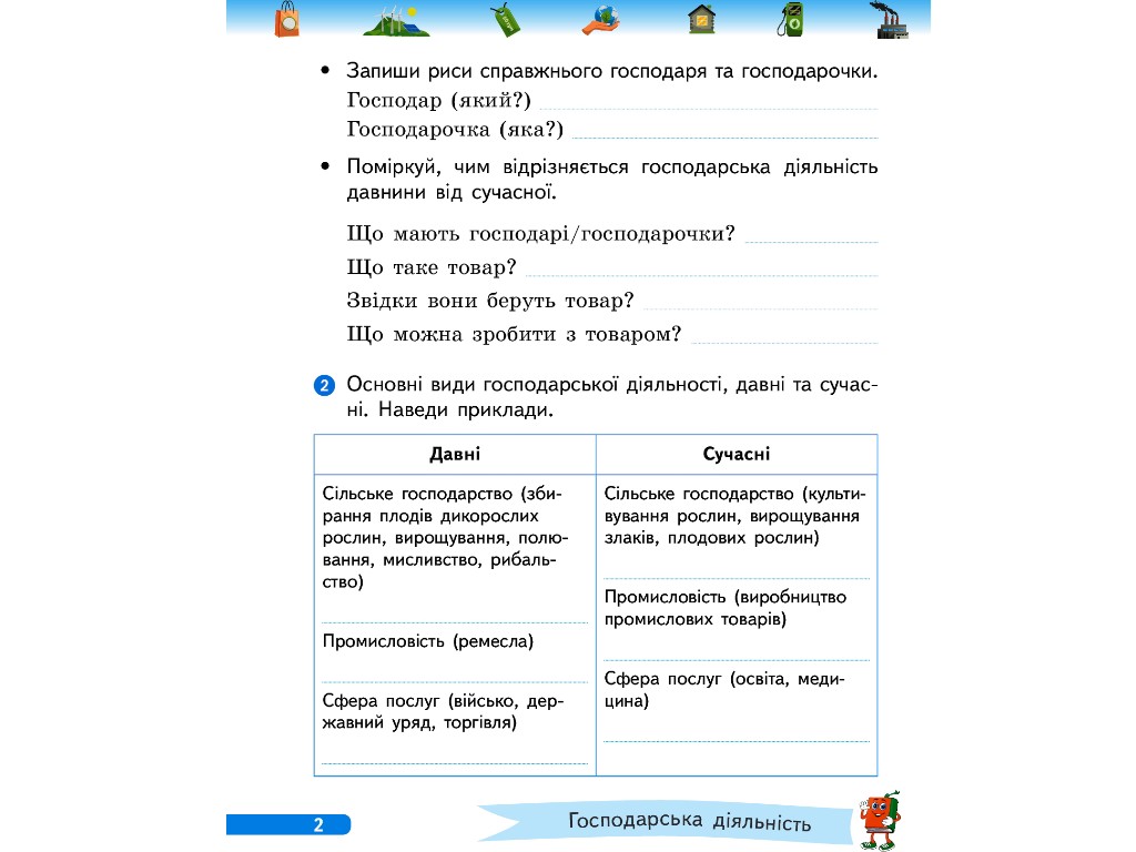 Робочий зошит "Фінансова грамотність", НУШ 1 клас, І. Гусельникова, Ранок