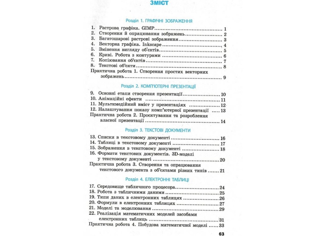 Робочий зошит "Інформатика", 6 клас, О. Бондаренко, В. Ластовецький, Ранок