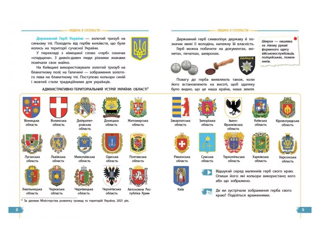 Підручник "Я досліджую світ. Частина 1", 4 клас НУШ, Н. Бібік, Г. Бондарчук, Ранок