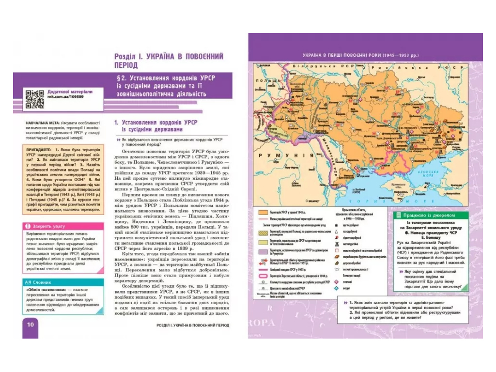 Учебник "История Украины", 11 класс стандарт, А. Галимов, А. Гисем, А. Мартынюк, Ранок