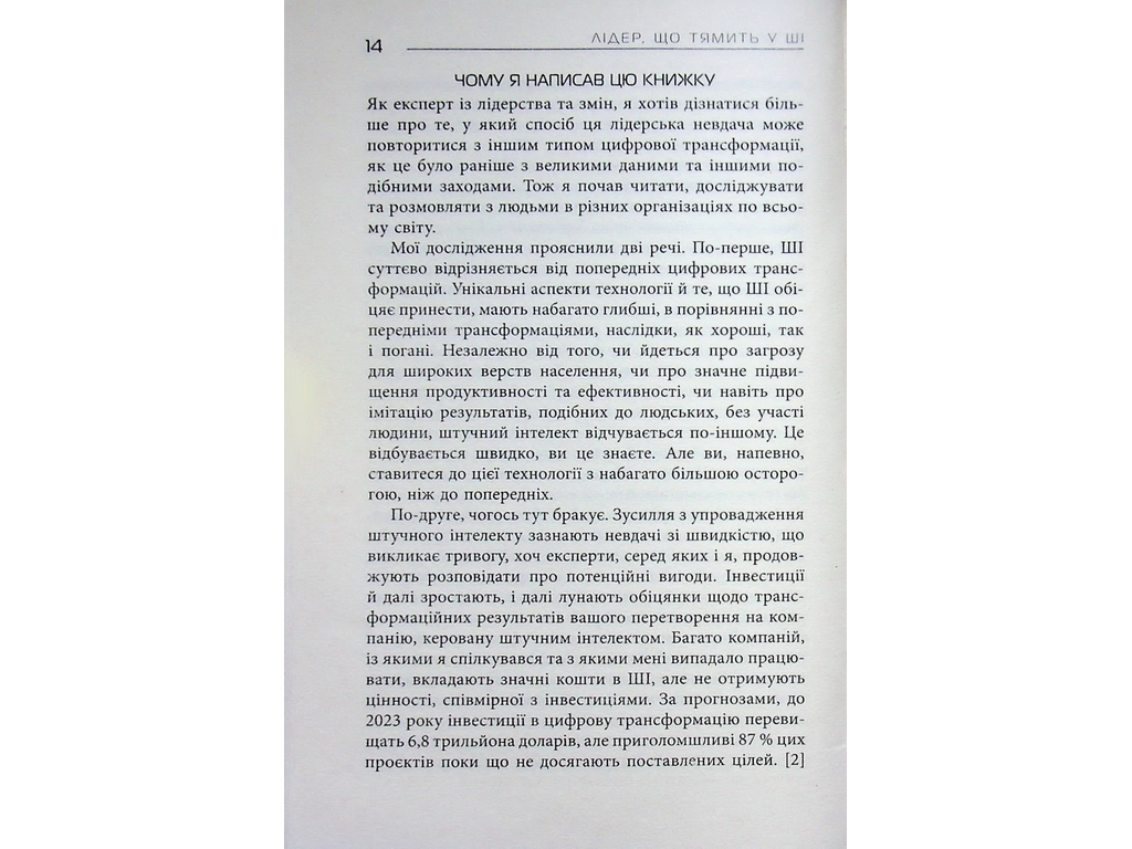 Лідер, що тямить у ШІ, Фабула ФБ1467014У