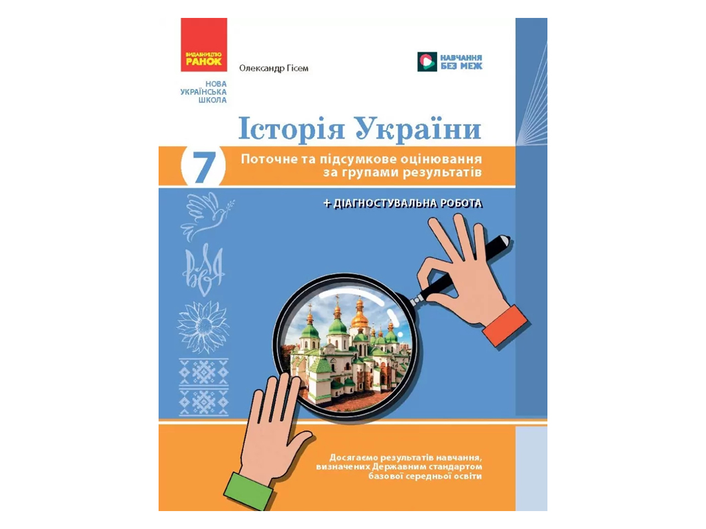 НУШ 7 клас, Історія України, Поточне та підсумкове оцінювання за групами результатів + діагностуваль