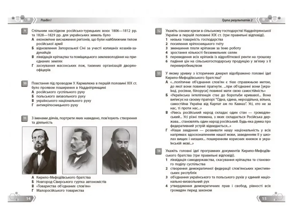 НУШ 9 клас, Історія України. Збірник завдань за групами результатів, Ранок Г741053У