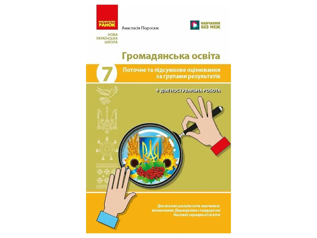 НУШ 7 клас, Громадянська освіта. Поточне та підсумкове оцінювання за групами результатів + діагносту