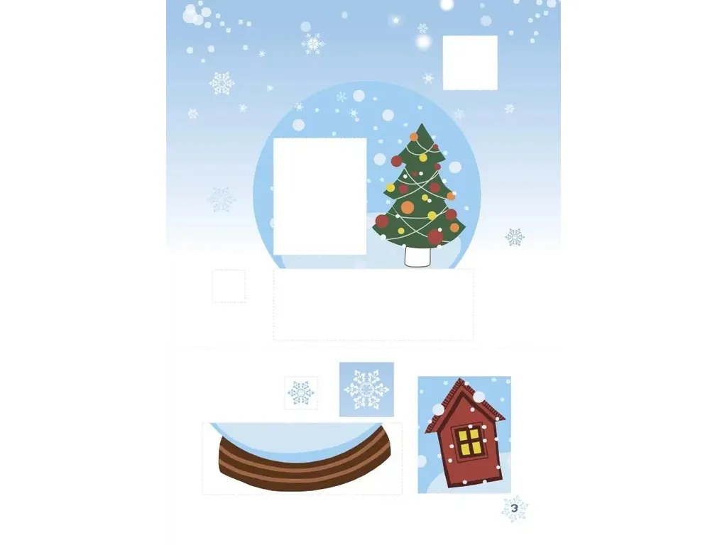 Activity book, Аплікації, Зимові фантазії, Основа АКБ013