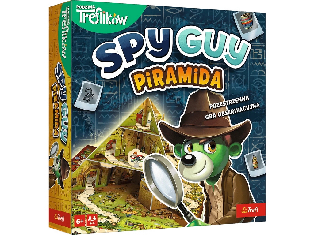 Настільна детективна граTrefl Spy Guy Піраміда, 3D поле