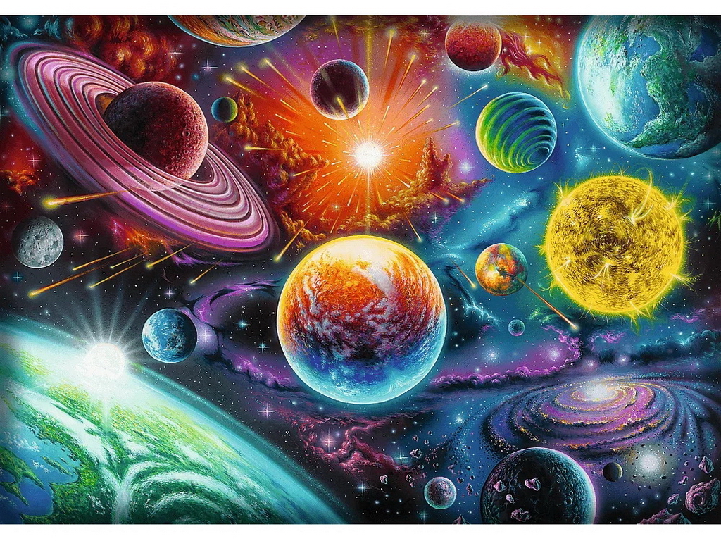 Пазли Trefl Dreamscapes Космічна пригода, 1000 елементів