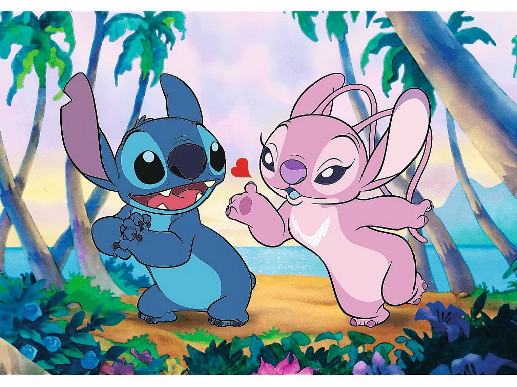 Пазли Trefl Premium Lilo and Stitch, 1000 елементів