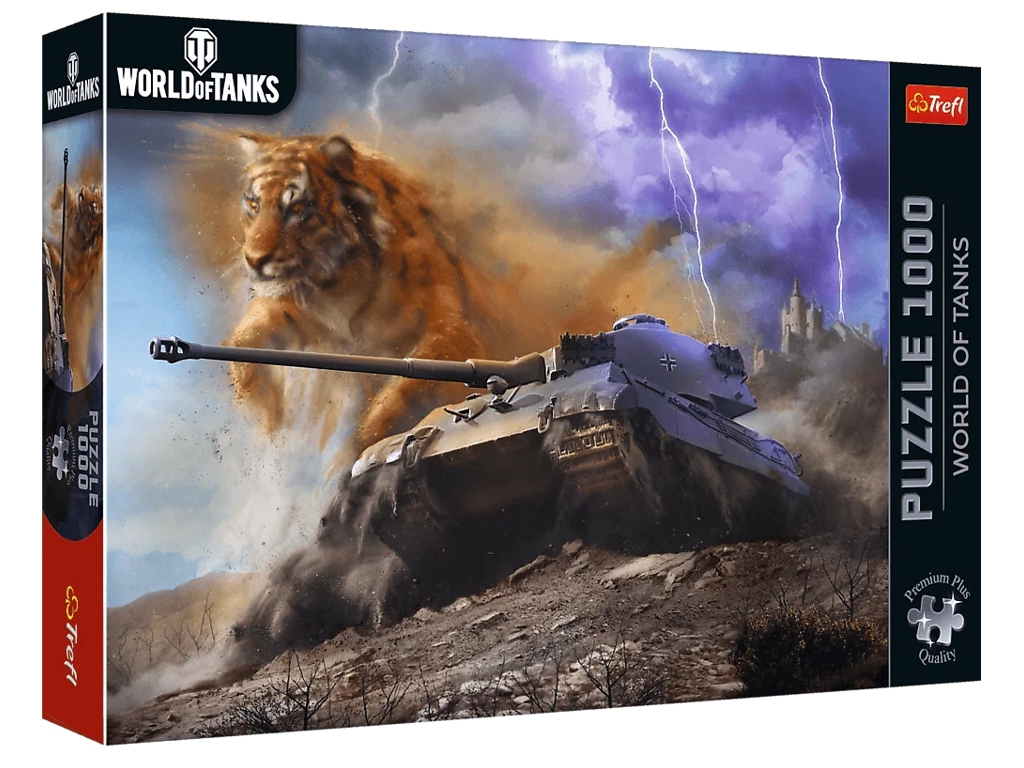Пазли Trefl Premium Plus World of Tanks Тигр II, 1000 елементів