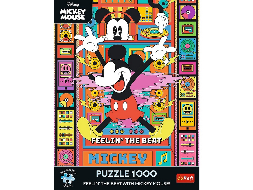 Пазли Trefl Mickey and Friends Відчуй ритм з Міккі Маусом, 1000 елементів