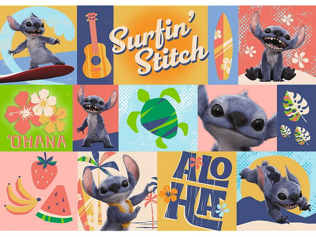 Пазли Trefl Disney Stitch The Movie Пригоди на Гаваях, 200 елементів