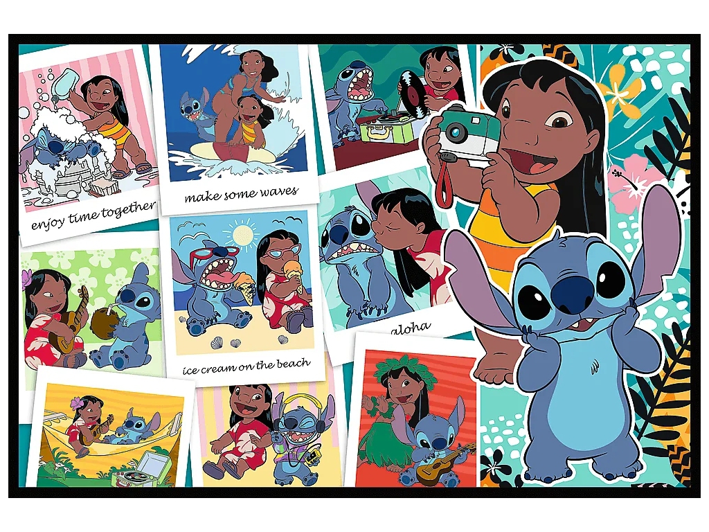 Пазли Trefl Lilo&Stitch Щасливе життя Стіча, 2 х 200 елементів