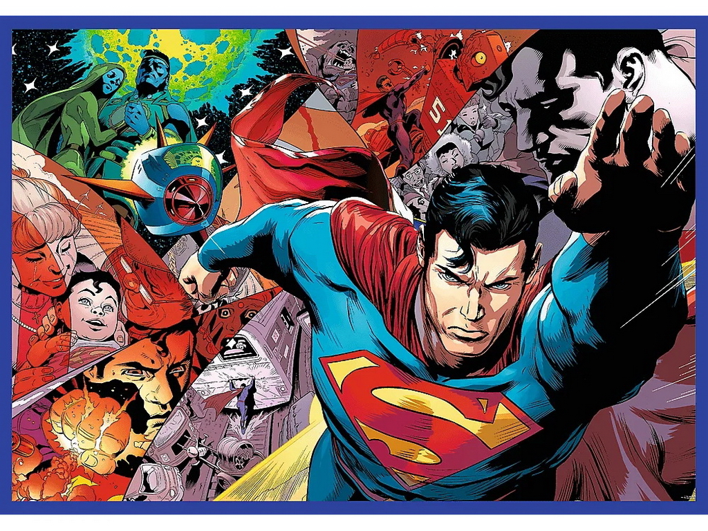 Пазли Trefl DC Comics Сміливість Супермена, 4 х 250 елементів