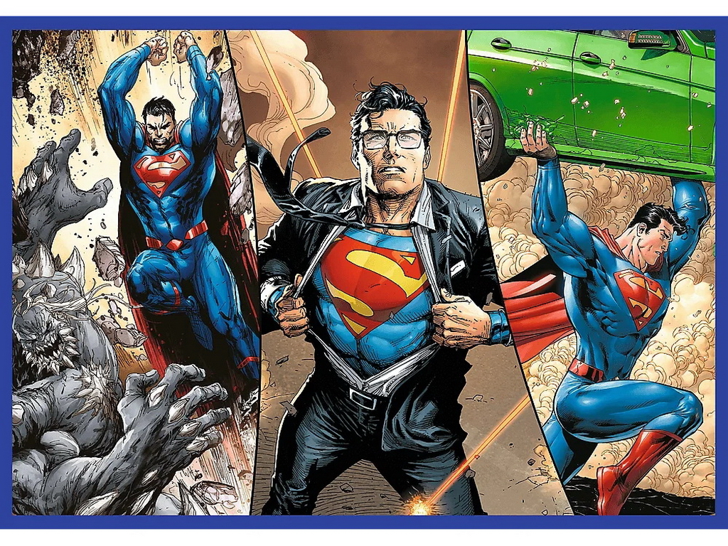 Пазли Trefl DC Comics Сміливість Супермена, 4 х 250 елементів