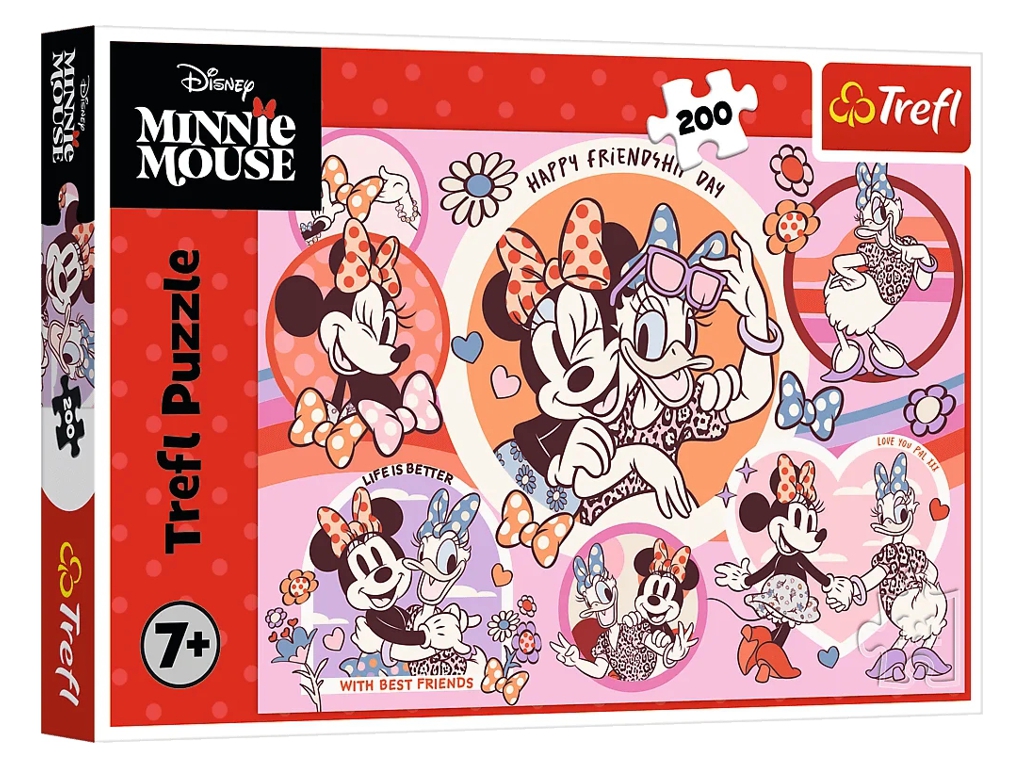 Пазли Trefl Disney Minnie Mouse Звички Мінні Маус, 200 елементів