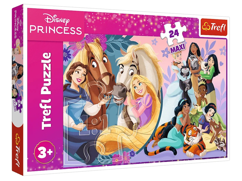 Пазли Trefl Maxi Disney Princess Посмішка дружби, 24 елементи