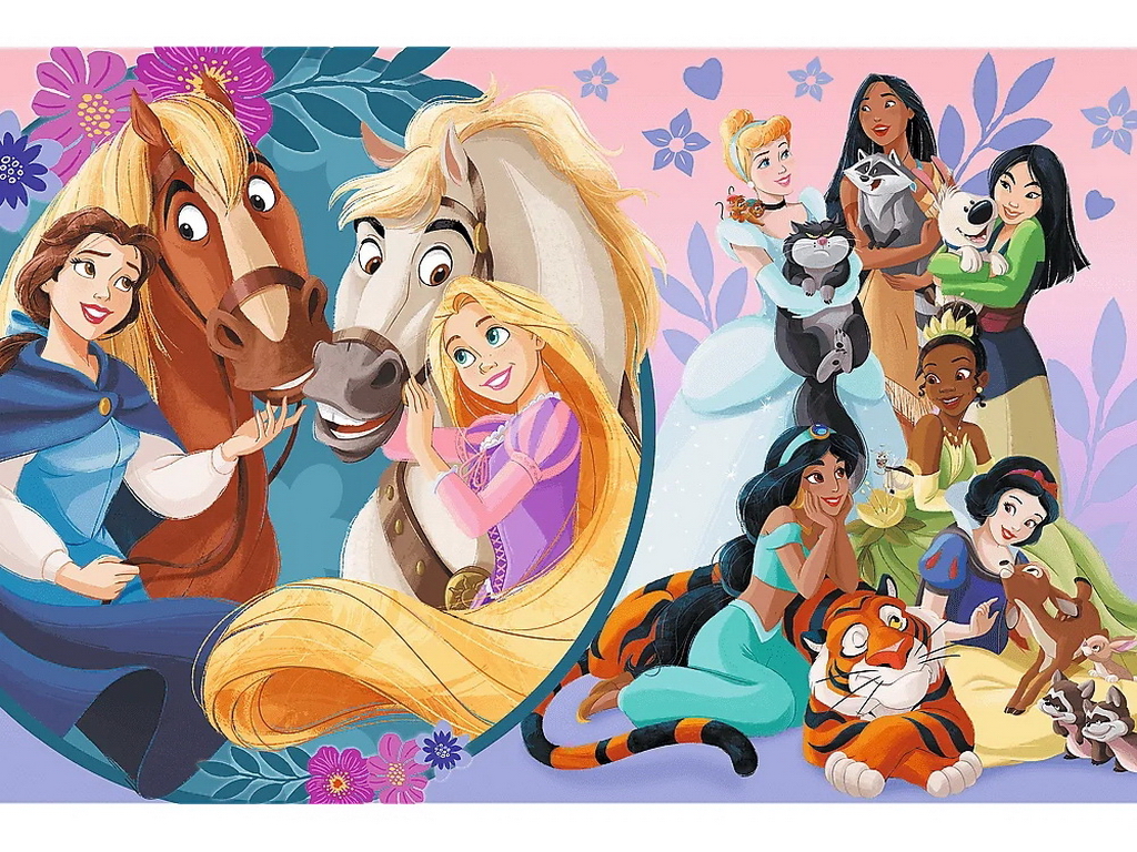 Пазли Trefl Maxi Disney Princess Посмішка дружби, 24 елементи