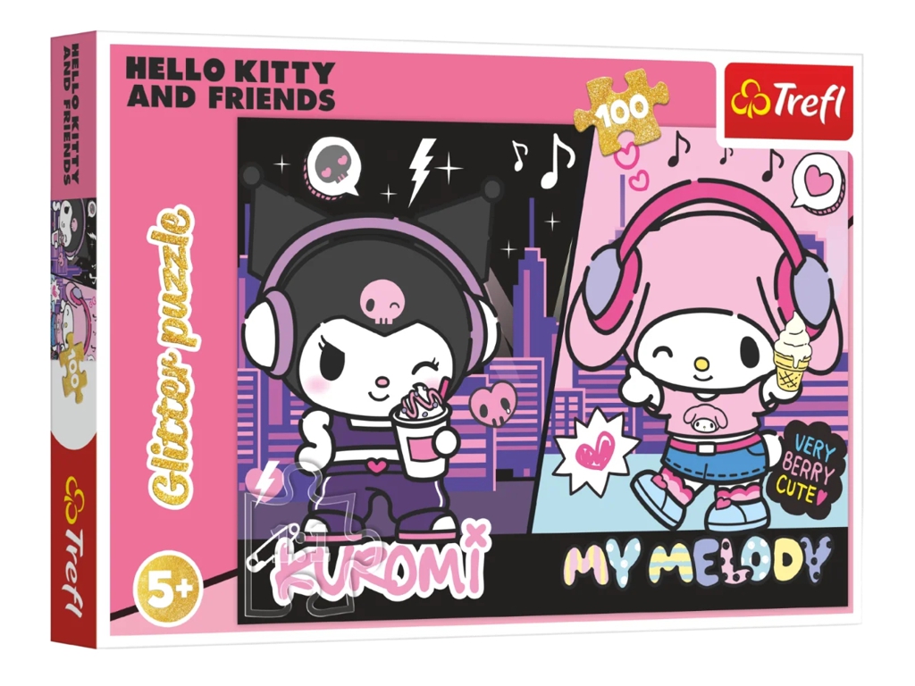 Пазли Trefl Hello Kitty and Friends Правила Куромі, 160 елементів