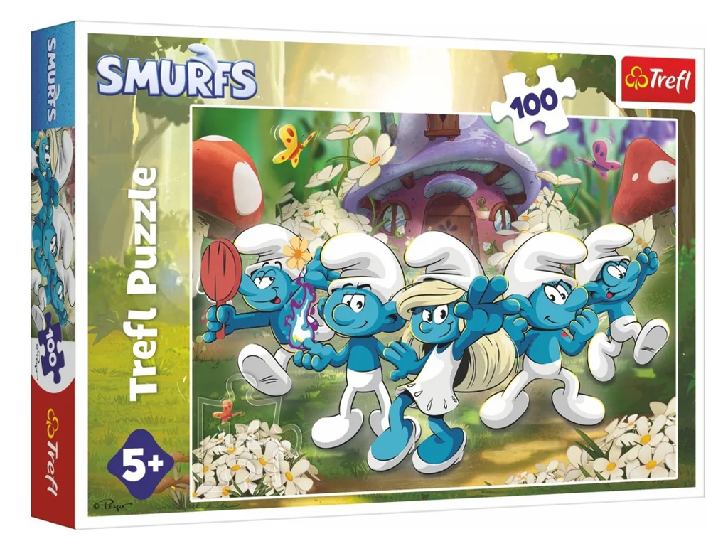 Пазли Trefl The Smurfs Зустріч зі смурфами, 100 елементів