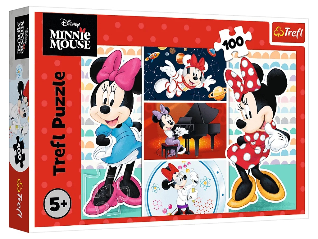 Пазл Trefl Disney Minnie Забавна Мінні, 100 деталей