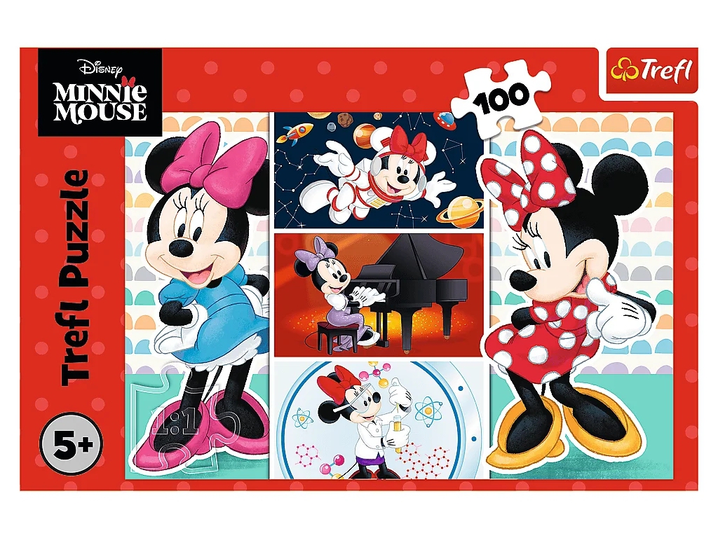 Пазл Trefl Disney Minnie Забавна Мінні, 100 деталей