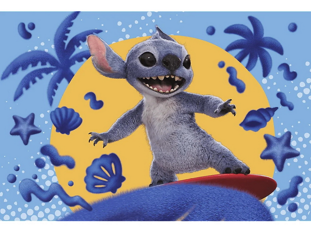 Пазли Trefl Disney Stitch The Movie День зі Стічем, 60 елементів