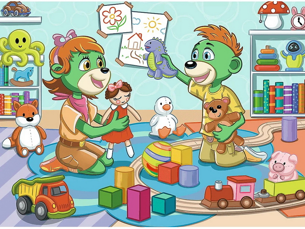 Пазли Trefl The Treflik Family Щаслива родина, 30 елементів