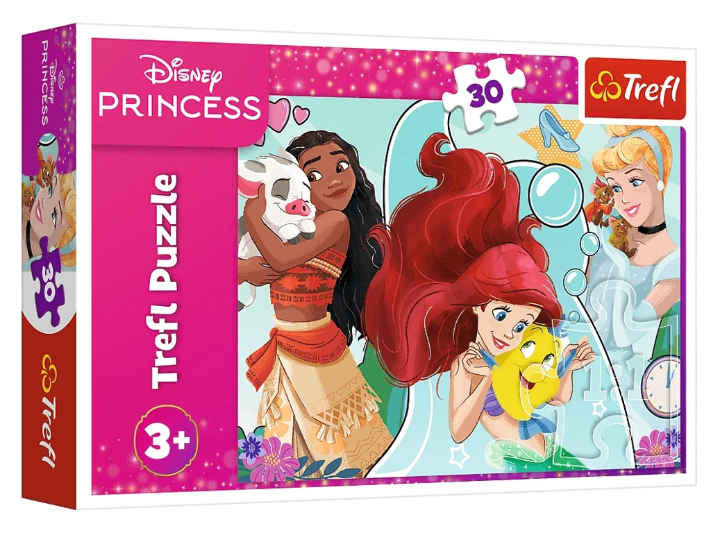 Пазли Trefl Disney Princess Красива та смілива, 30 елементів