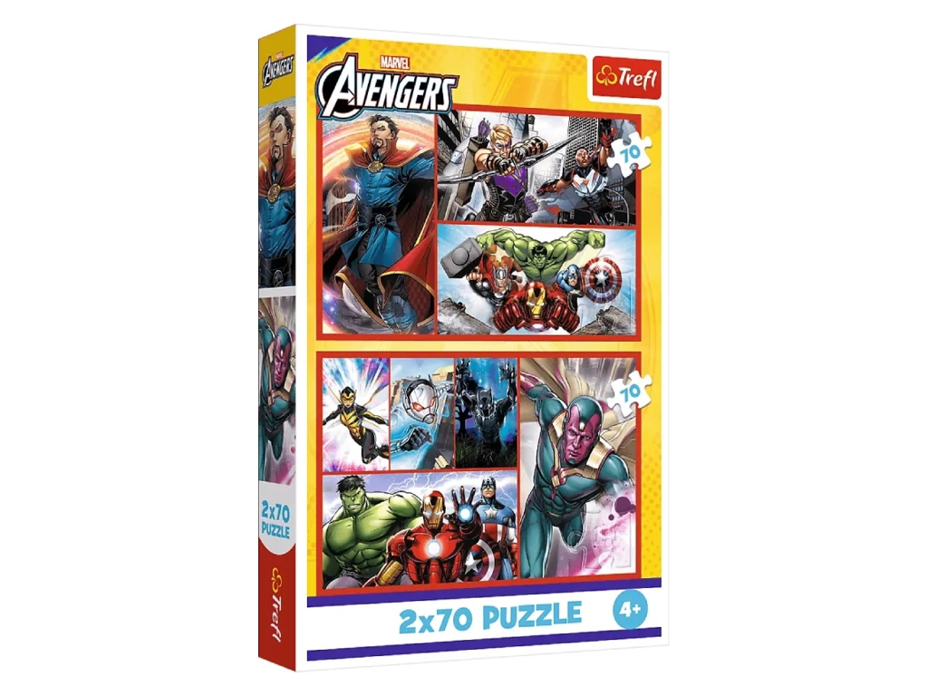 Пазли 2 в 1 Trefl The Avengers Стати героєм, 2х70 елементів