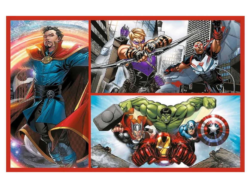 Пазли 2 в 1 Trefl The Avengers Стати героєм, 2х70 елементів