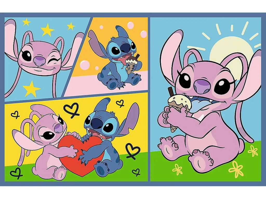 Пазли 2 в 1 Trefl Lilo and Stitch Зі Стічем не нудно, 2х70 елементів
