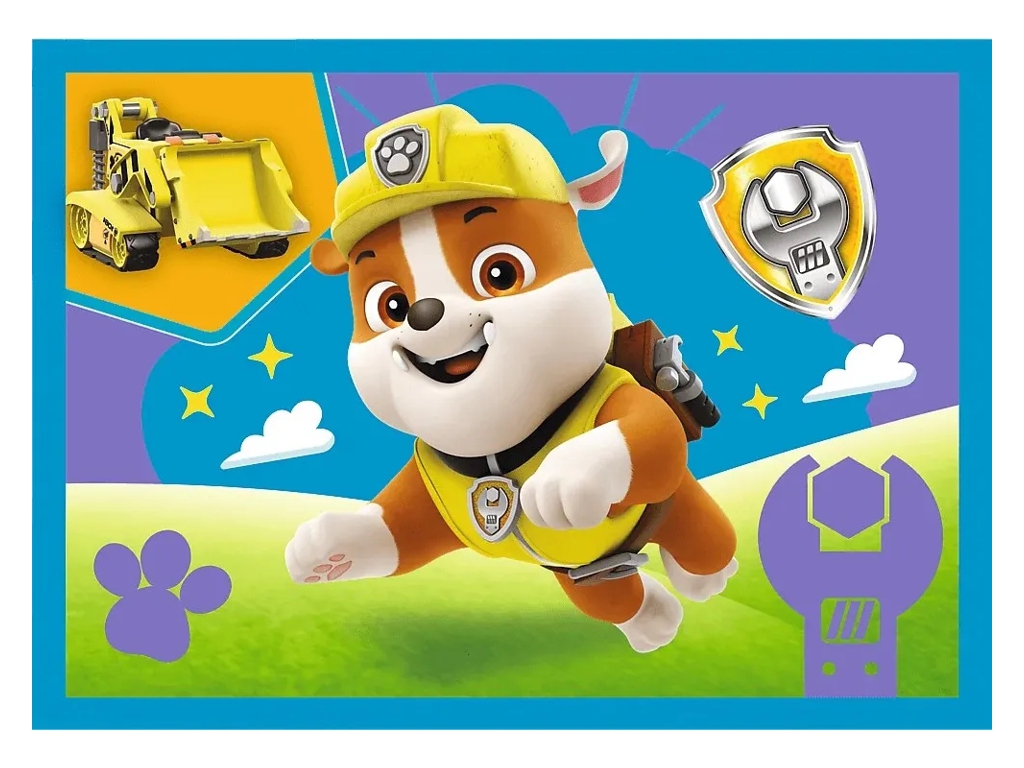 Пазли Trefl Paw Patrol Запуск щенків 4 в 1, 12+15+20+24 елементи