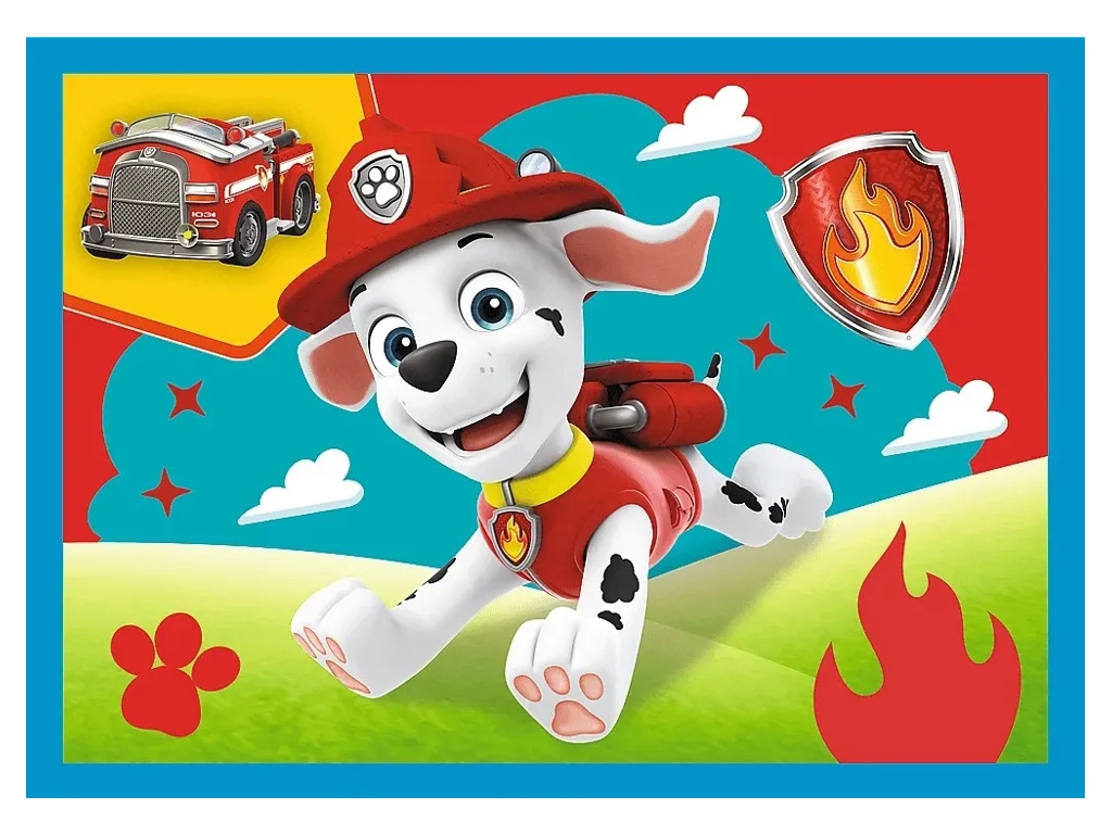 Пазли Trefl Paw Patrol Запуск щенків 4 в 1, 12+15+20+24 елементи