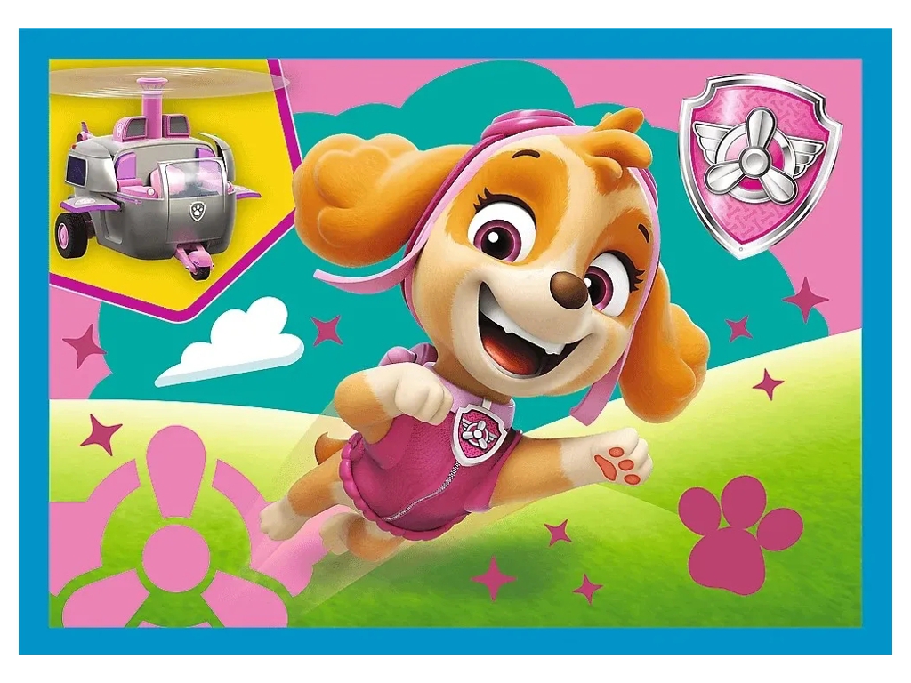 Пазли Trefl Paw Patrol Запуск щенків 4 в 1, 12+15+20+24 елементи