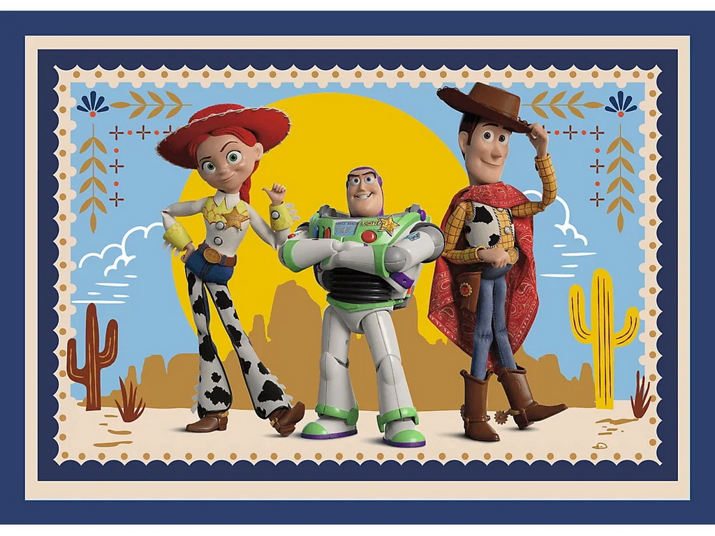 Пазл Trefl Toy Story 5 Час іграшок 4 в 1, 352 деталі