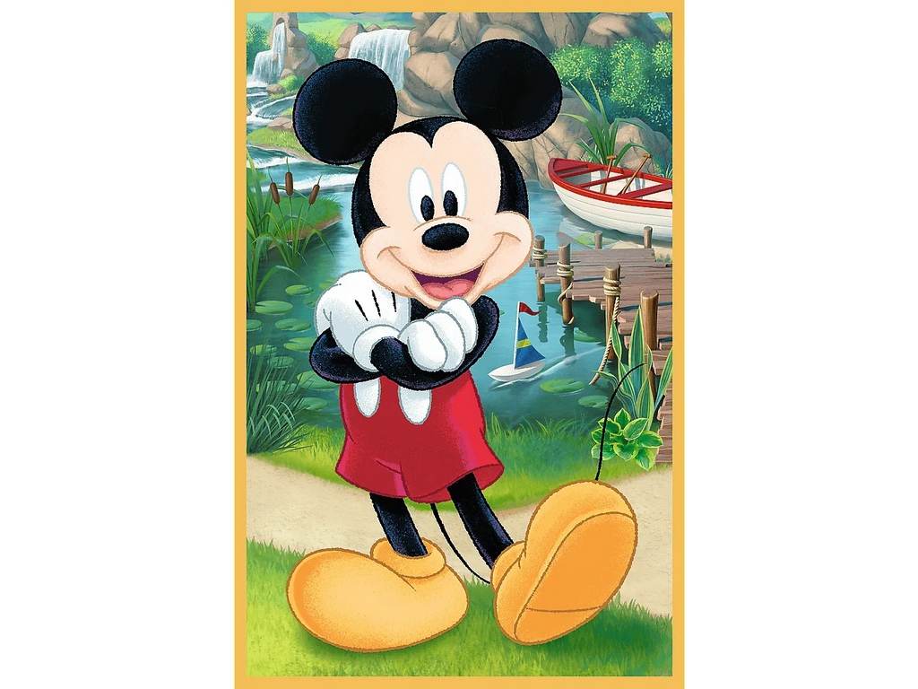 Пазли 3 в 1 Trefl Mickey and Friends Миша на святі, 3х50 елементів