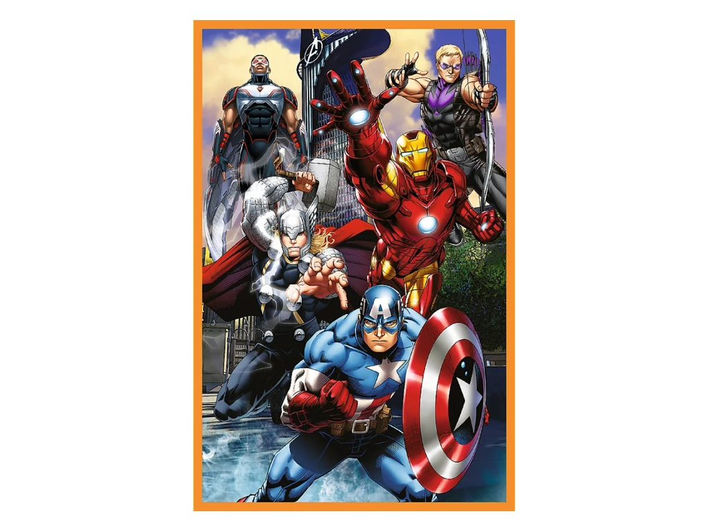 Пазли 3 в 1 Trefl The Avengers Дні наповнені діями, 3x80