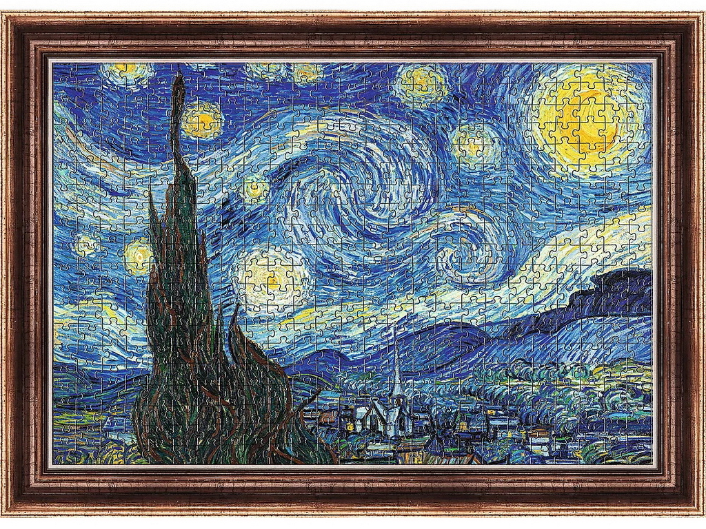 Пазли Trefl Art Зоряна ніч, 500 елементів