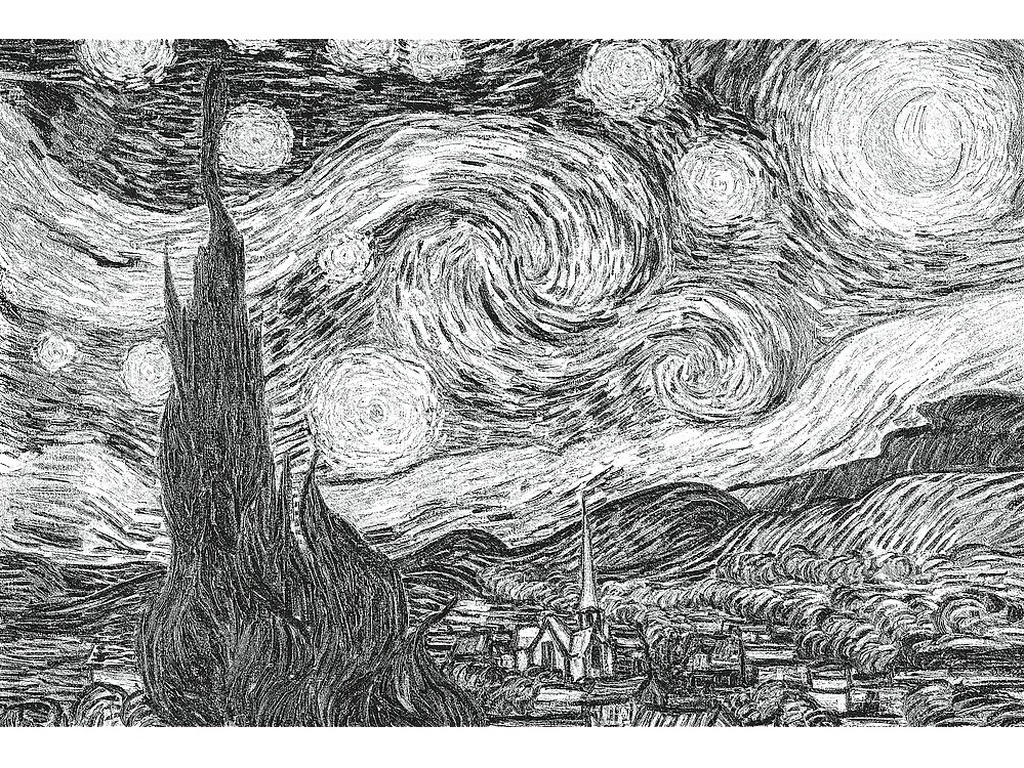 Пазли Trefl Art Зоряна ніч, 500 елементів
