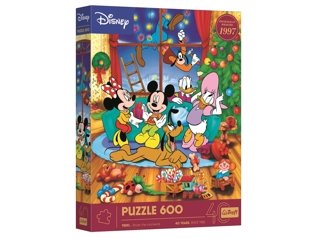 Пазли Trefl Disney 40th Anniversary Міккі Маус та друзі, 600 елементів