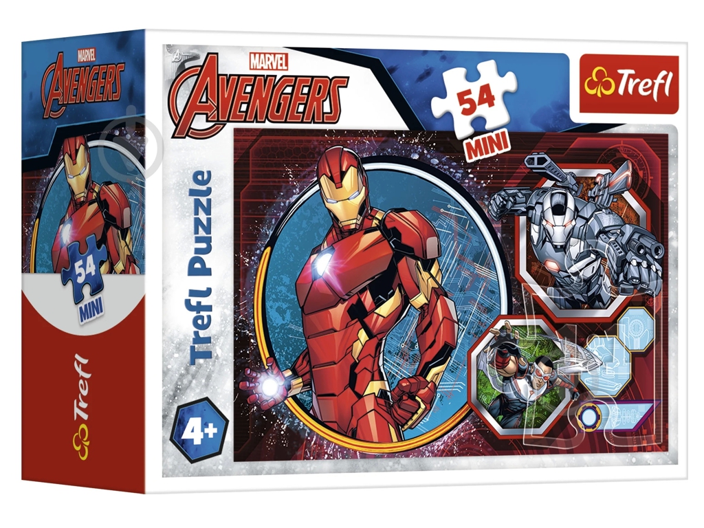 Пазли Trefl Mini The Avengers Герої, 54 елементи, Trefl 19615