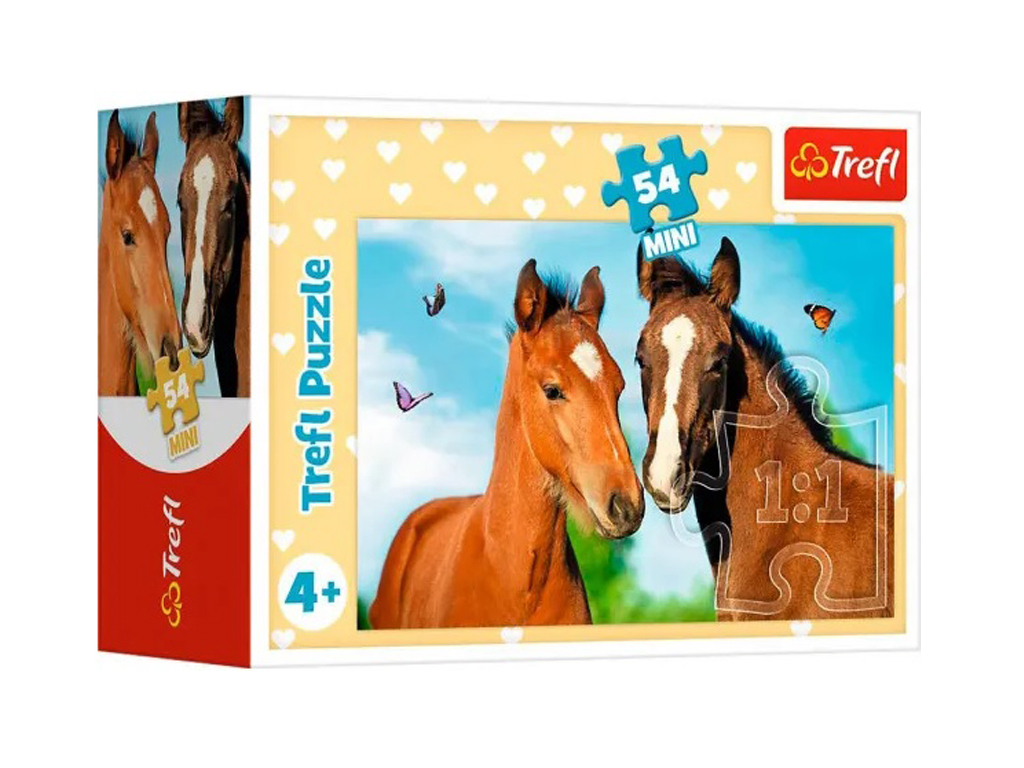 Пазли Trefl Mini Милі тварини, 54 елементи, Trefl 19734