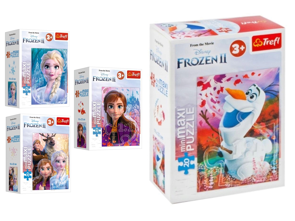 Пазли Trefl Frozen Дружба в крижаній землі, 20 елементів